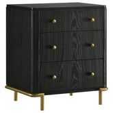 Best Furniture Outlet - Coaster - Arini 3-drawer Nightstand Black - 224332